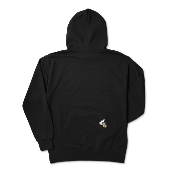 ジップパーカー - XL - ブラック