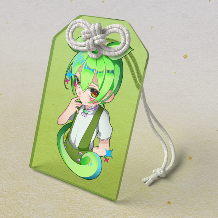 アクリルお守り - 50 × 80mm