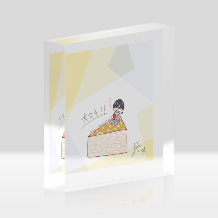 アクリルブロック - 100x100mm