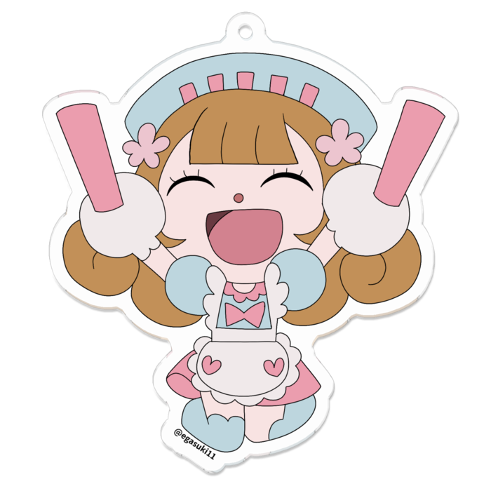 アクリルキーホルダー - 70 x 70 (mm)