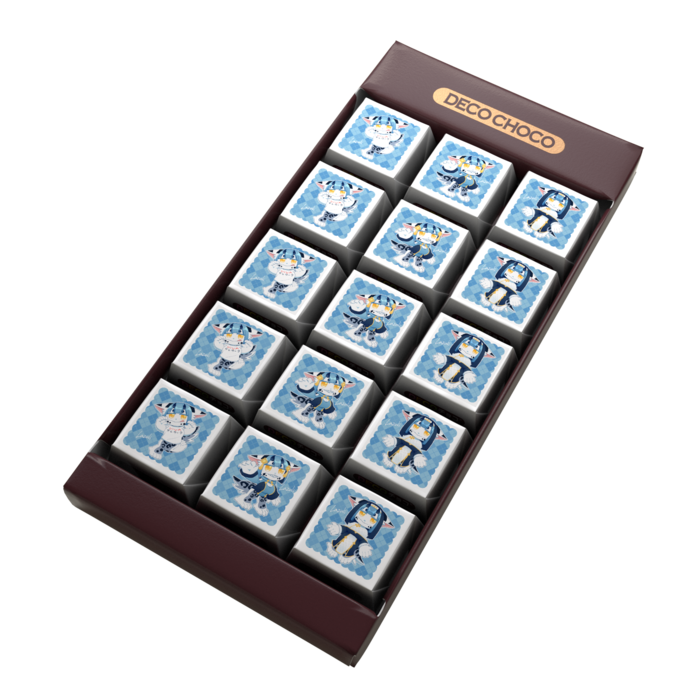 DECOチョコ - 列ごとにデザイン
