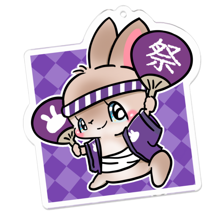 アクリルキーホルダー - 70 x 70 (mm)