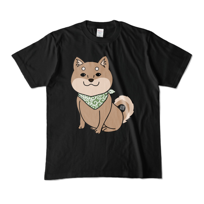 柴犬Tシャツ - M - ブラック