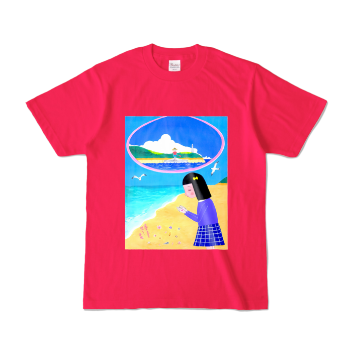 カラーTシャツ - S - ホットピンク (濃色)
