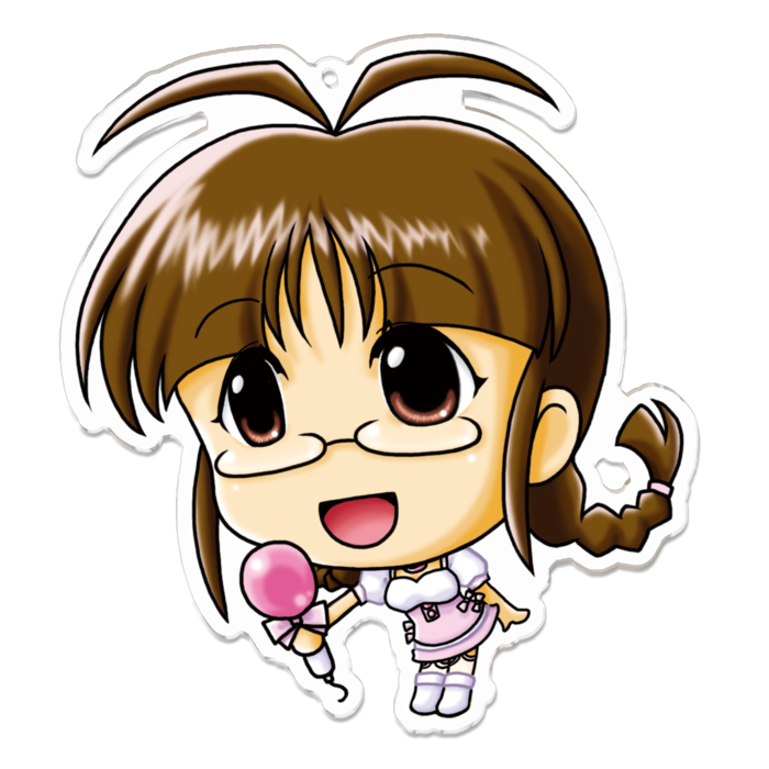 アクリルキーホルダー - 100 x 100 (mm)