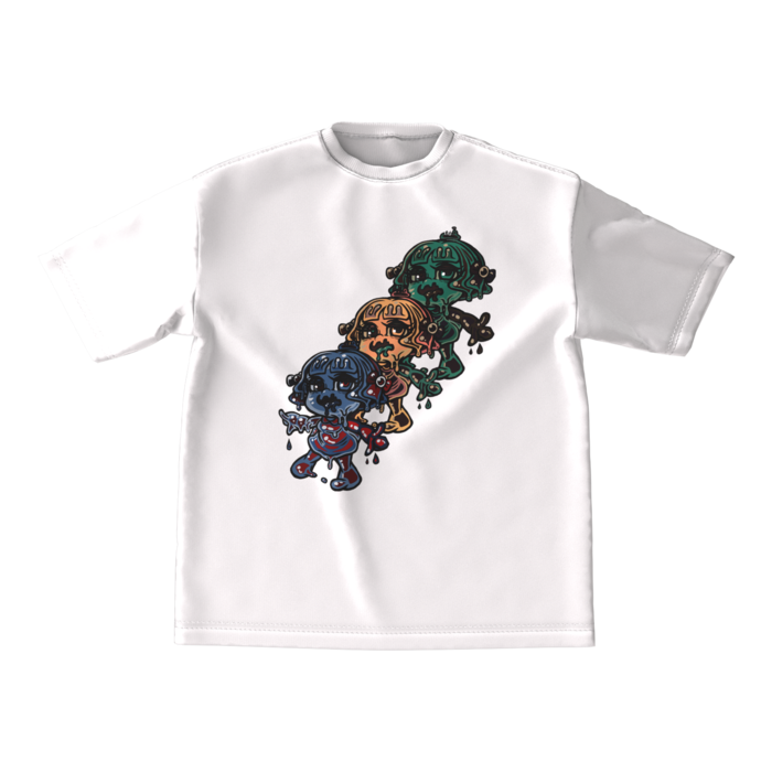 ビッグシルエットTシャツ - M - 両面
