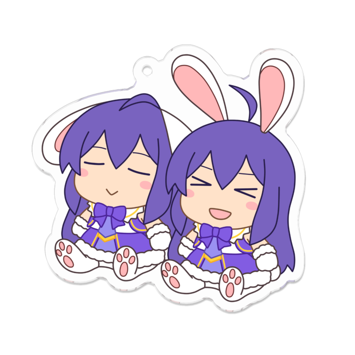 アクリルキーホルダー - 70 x 70 (mm)