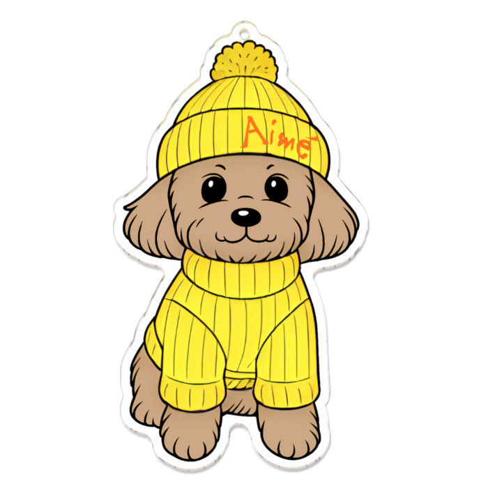 アクリルキーホルダー - 100 x 100 (mm)