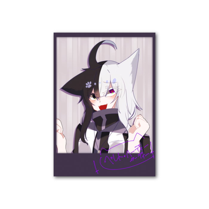 フォト風カード - 縦 - 片面