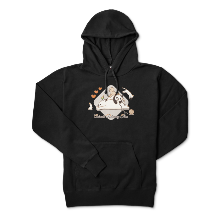 プルパーカー　黒色　M
