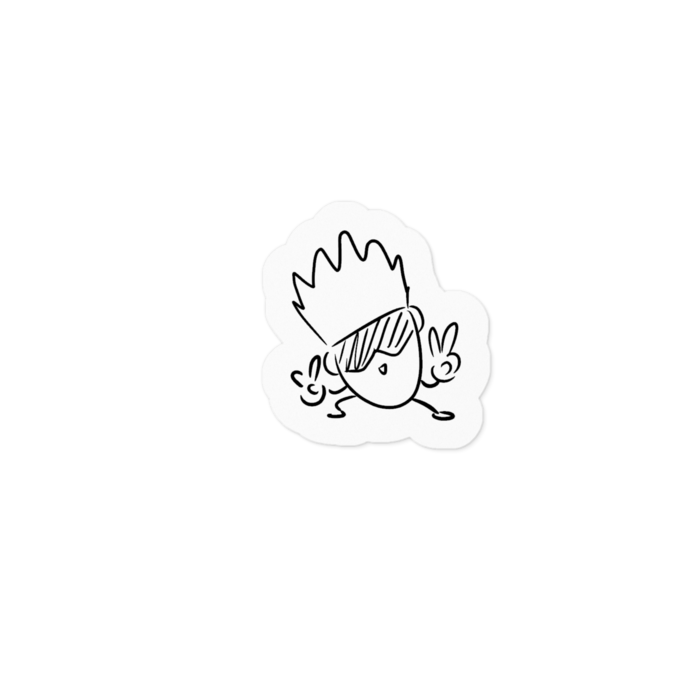 ステッカー - 100 x 100 (mm)