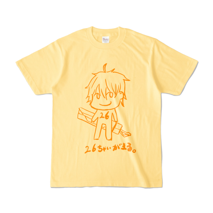 カラーTシャツ - S - ライトイエロー (淡色)