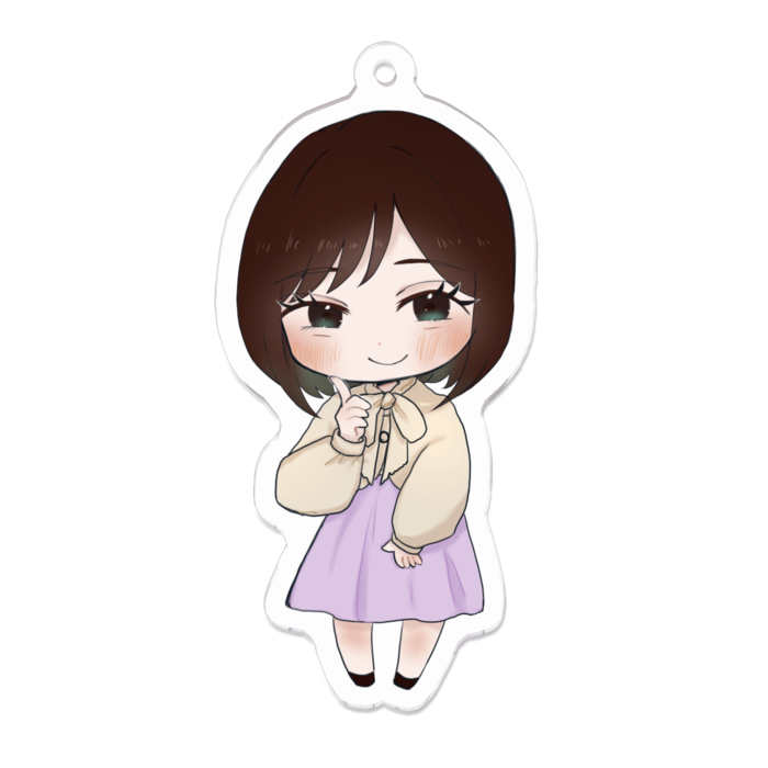 アクリルキーホルダー - 70 x 70 (mm)