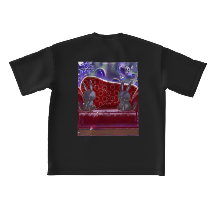 ビッグシルエットTシャツ - L - 背面