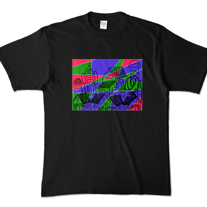 カラーTシャツ - XL - ブラック (濃色)