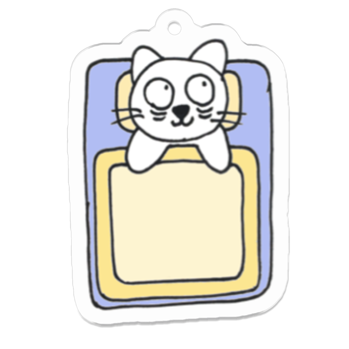 アクリルキーホルダー - 50 x 50 (mm)