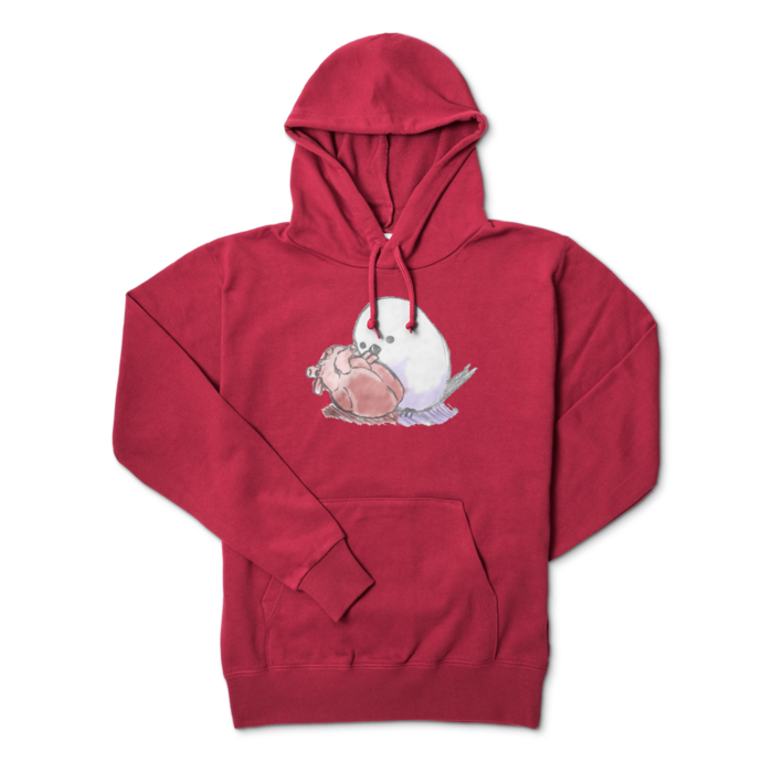 パーカー - M - バーガンディ