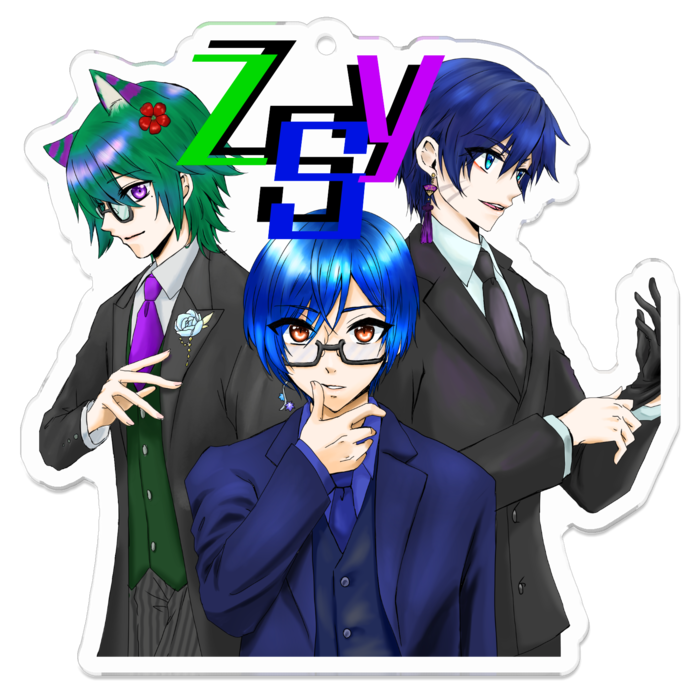 アクリルキーホルダー - 70 x 70 (mm)