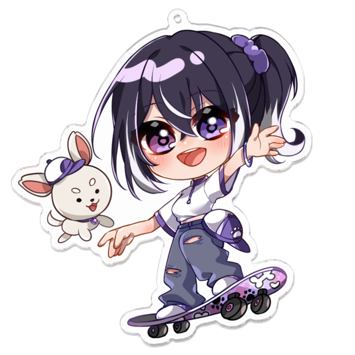 アクリルキーホルダー - 100 x 100 (mm)