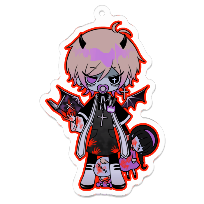 アクリルキーホルダー - 70 x 70 (mm)