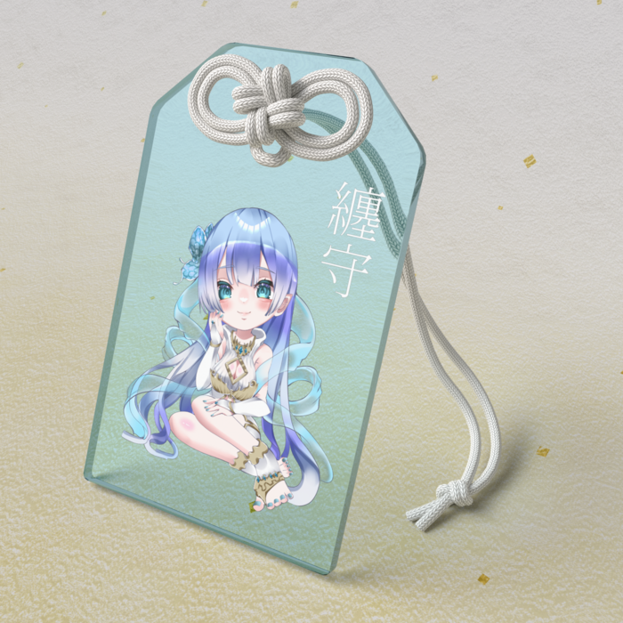 アクリルお守り - 50 × 80mm