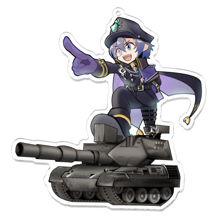 アクリルキーホルダー - 100 x 100 (mm)