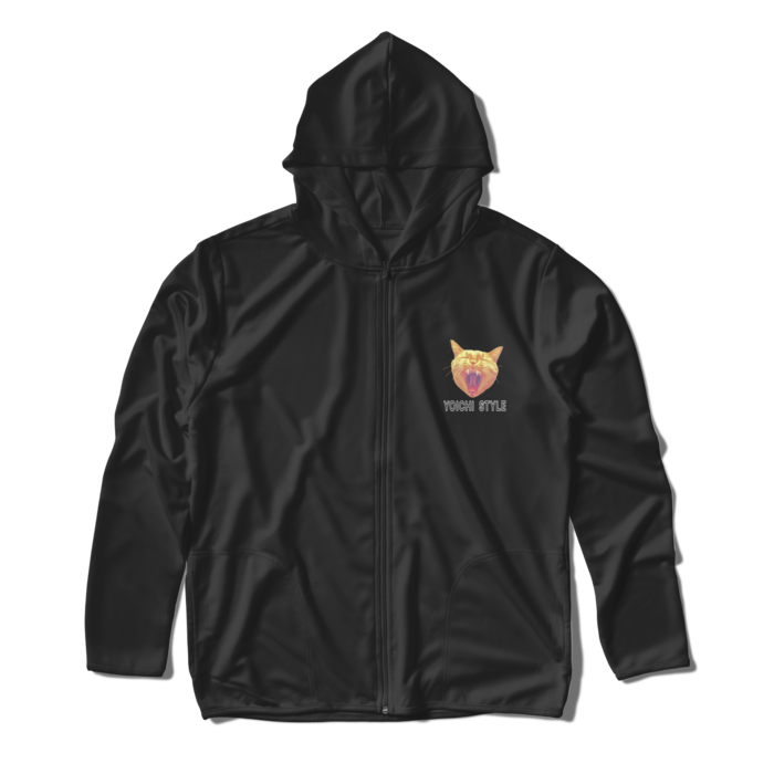 ジップパーカー - L - ブラック