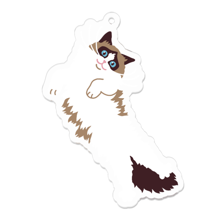 アクリルキーホルダー - 70 x 70 (mm)