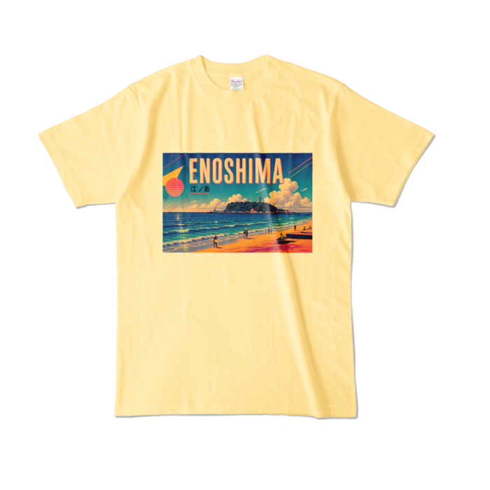 カラーTシャツ - L - ライトイエロー (淡色)
