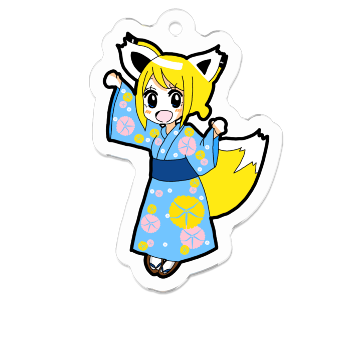 アクリルキーホルダー - 50 x 50 (mm)