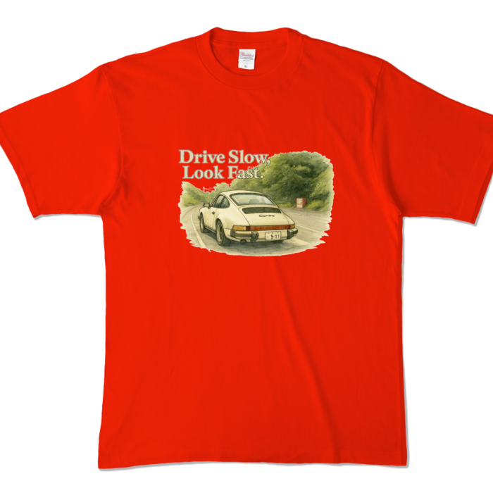 カラーTシャツ - XL - レッド (濃色)