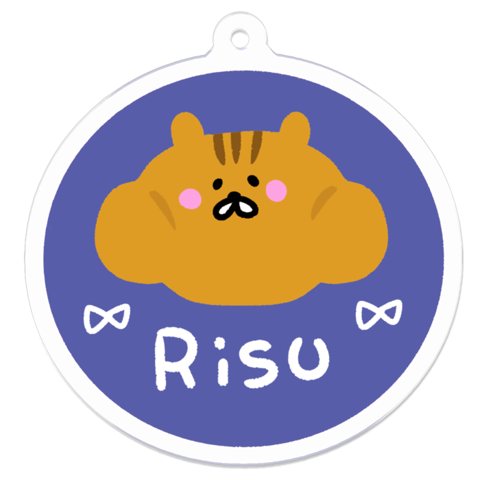 アクリルキーホルダー - 50 x 50 (mm)