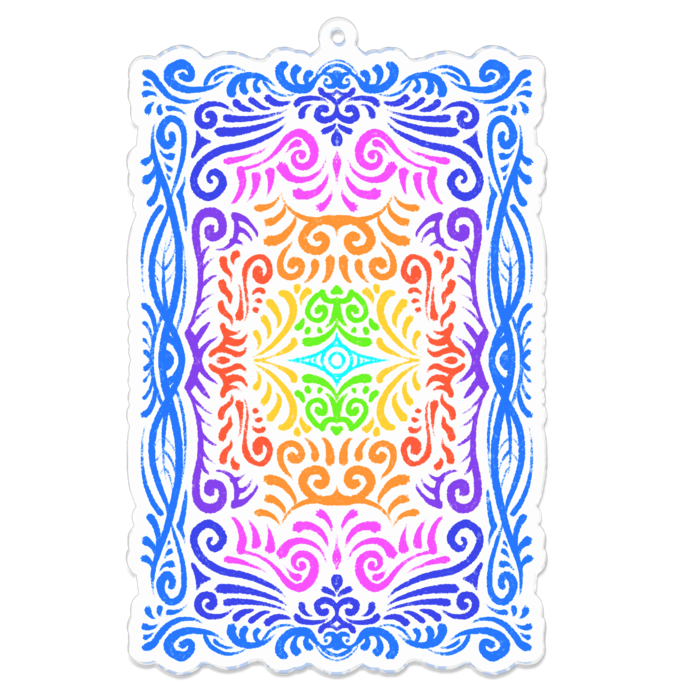 アクリルキーホルダー - 100 x 100 (mm)