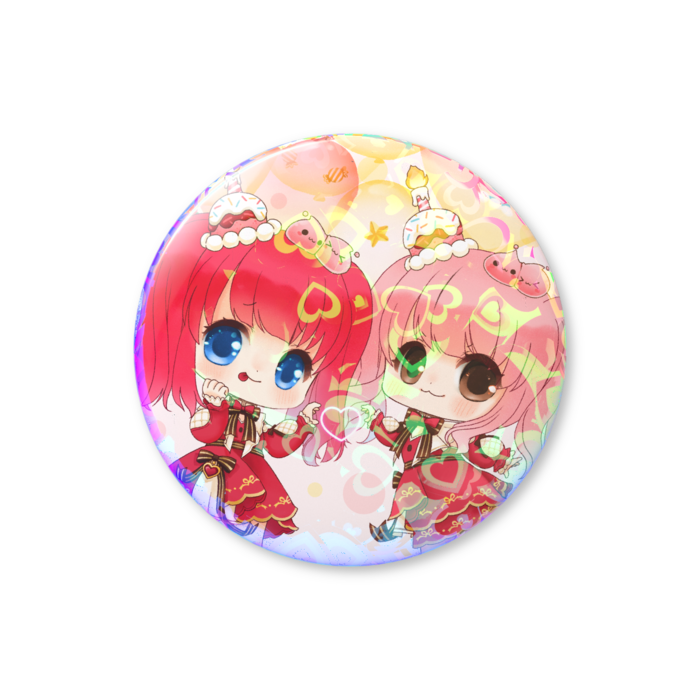 ホログラム缶バッジ - 56mm