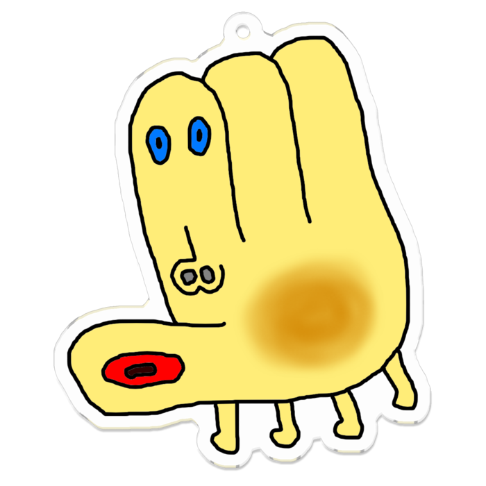 アクリルキーホルダー - 70 x 70 (mm)