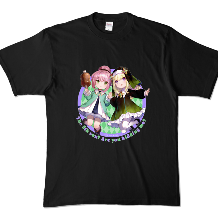 カラーTシャツ - XL - ブラック (濃色)