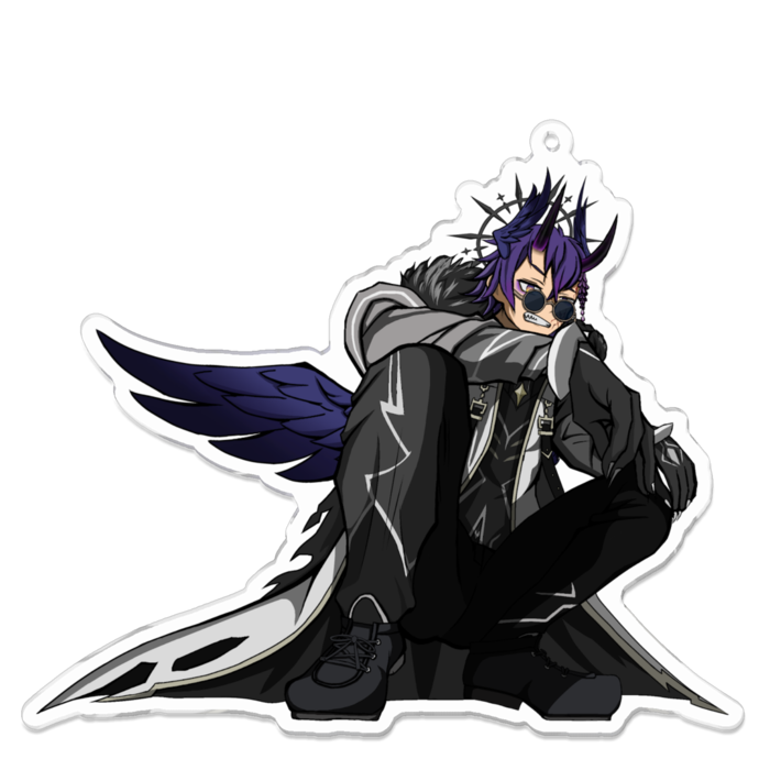 アクリルキーホルダー - 100 x 100 (mm)