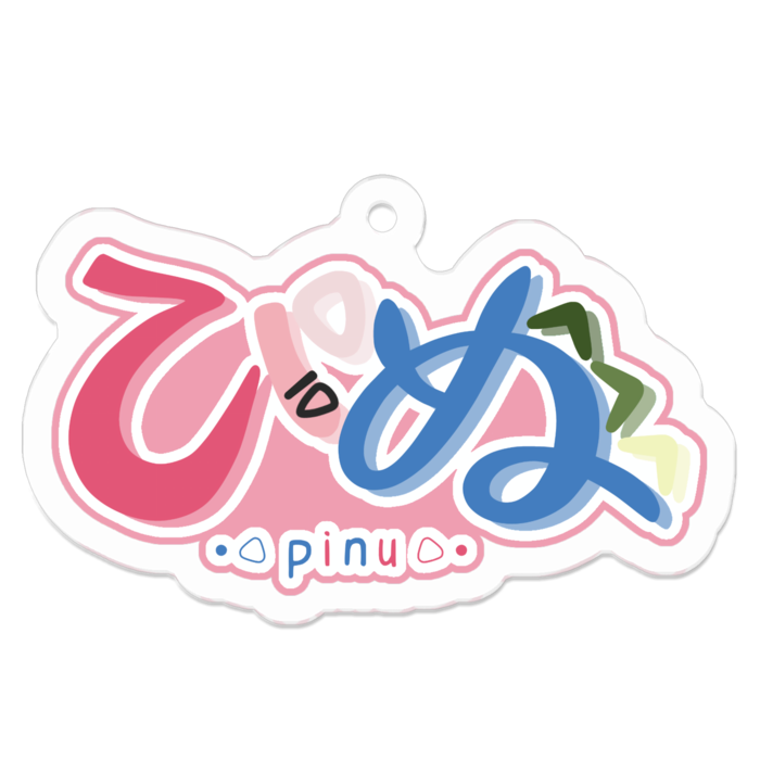 アクリルキーホルダー（コーティング） - 50 x 50 (mm)