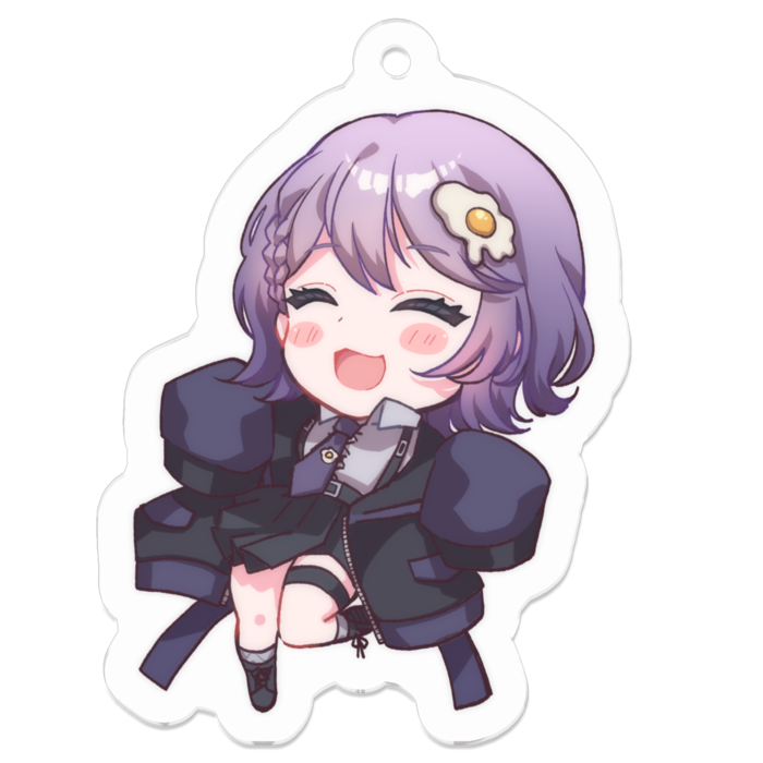 アクリルキーホルダー（コーティング） - 50 x 50 (mm)