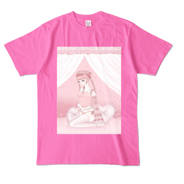カラーTシャツ - L - ピンク （濃色）