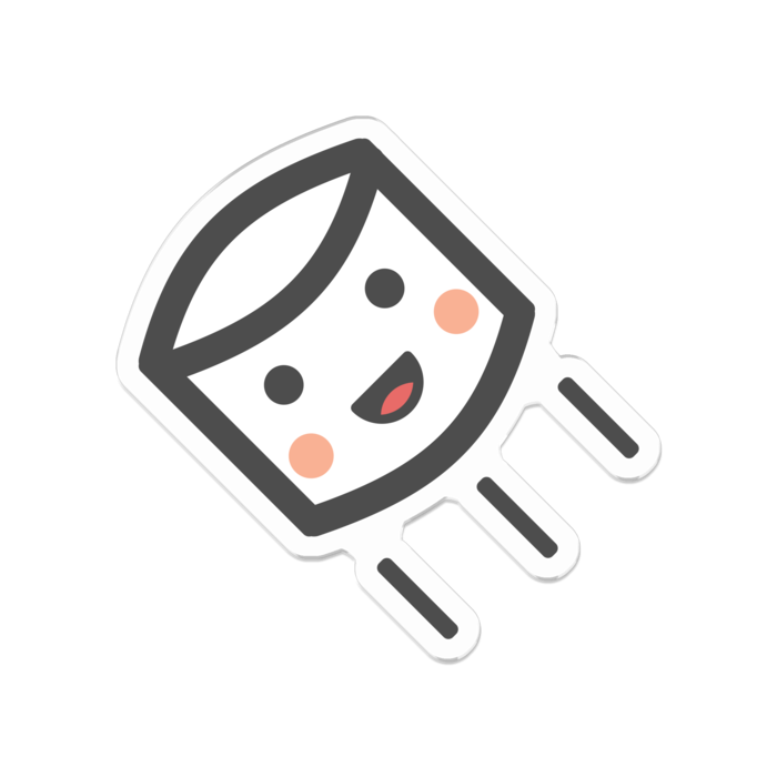 アクリルバッジ - 50 x 50 (mm)