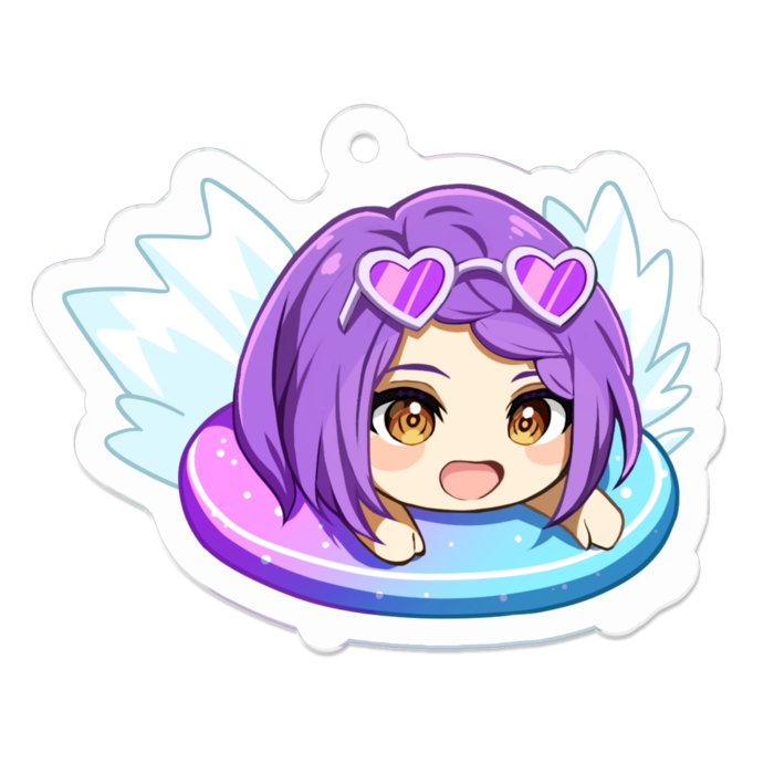アクリルキーホルダー - 50 x 50 (mm)