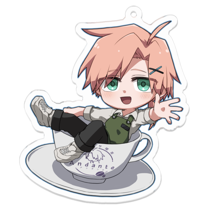 アクリルキーホルダー - 70 x 70 (mm)あさじま