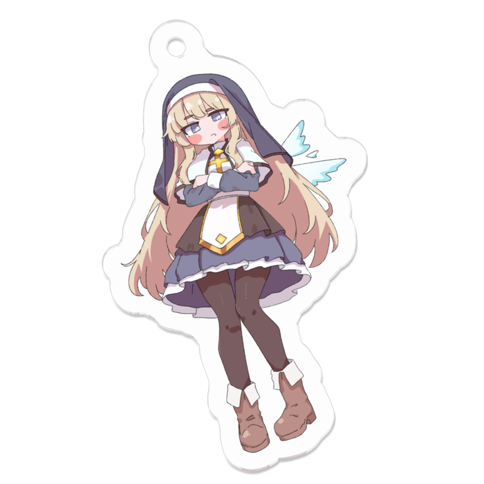 アクリルキーホルダー - 50 x 50 (mm)