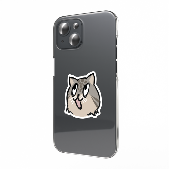 スマホステッカー -まぬるねこ