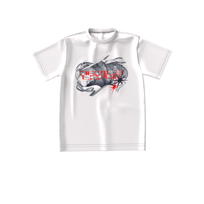 OL×悪魔Tシャツ−白S