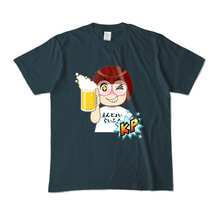 カラーTシャツ - M - デニム (濃色)