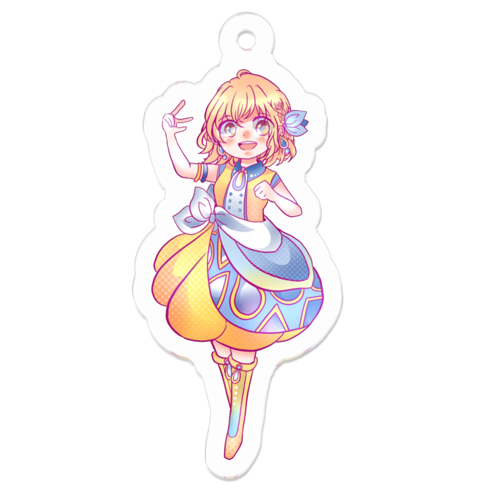 アクリルキーホルダー - 50 x 50 (mm)