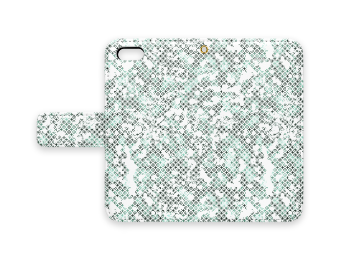 手帳型iPhoneケース - iPhone5 - ストラップ穴 あり