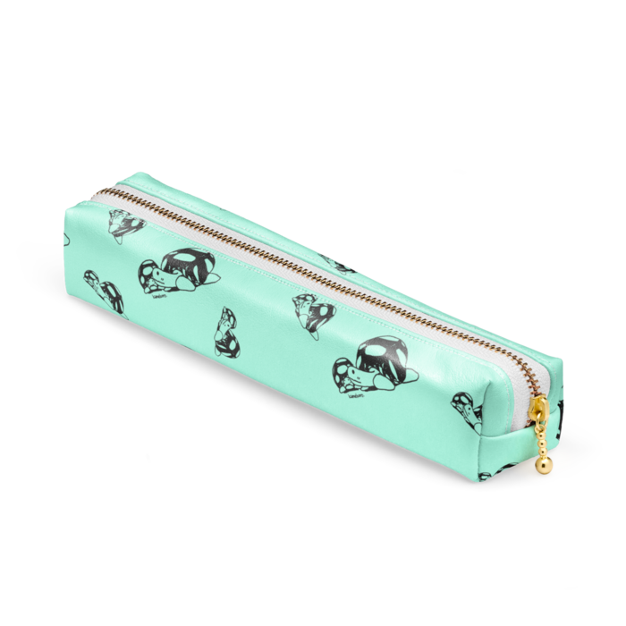 ペンケース - 20 x 4 x 4cm - ホワイト